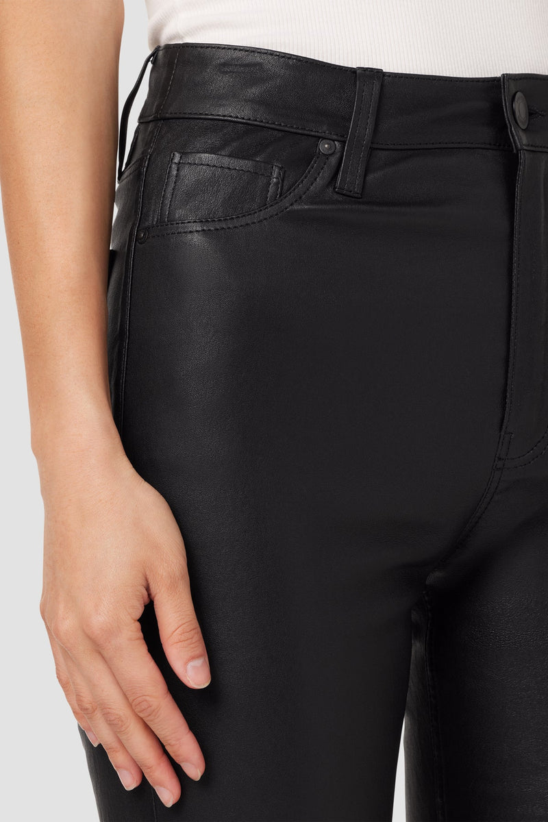 Faye Ultra High-Rise Bootcut Leather Pant