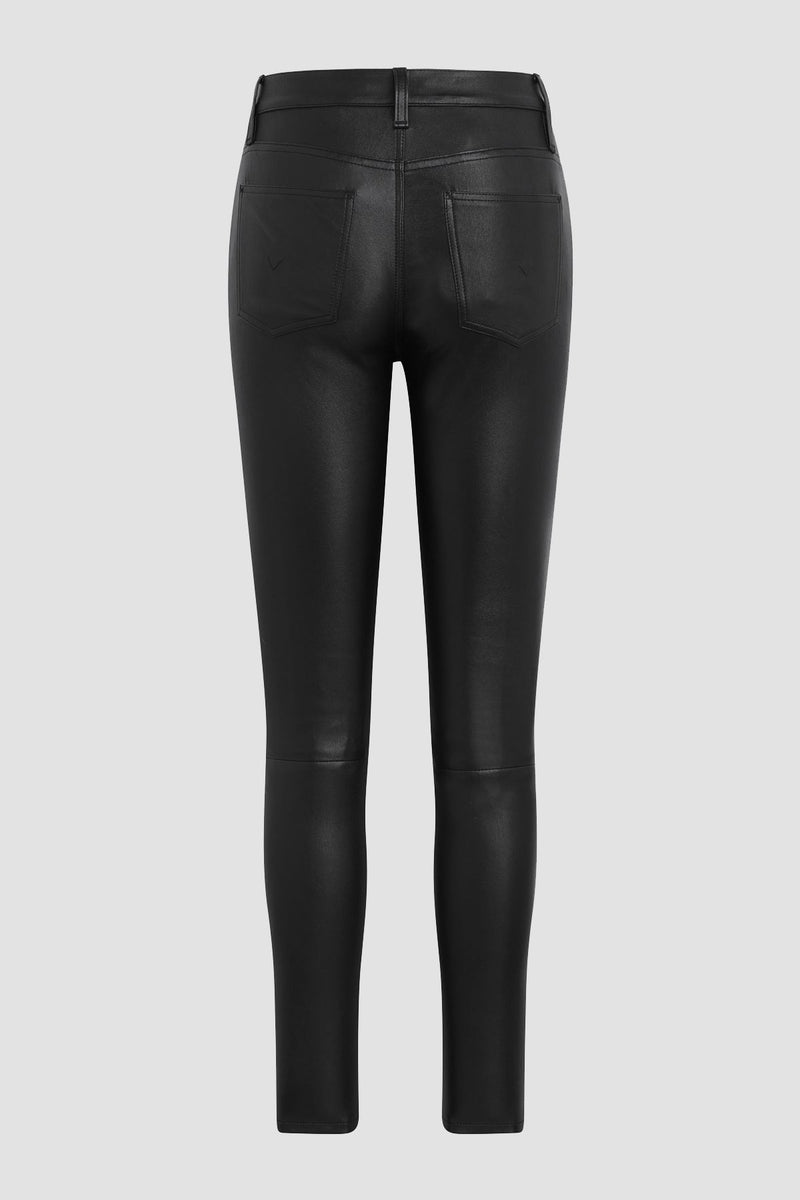 Barbara High-Rise Super Skinny Ankle Leather Pant