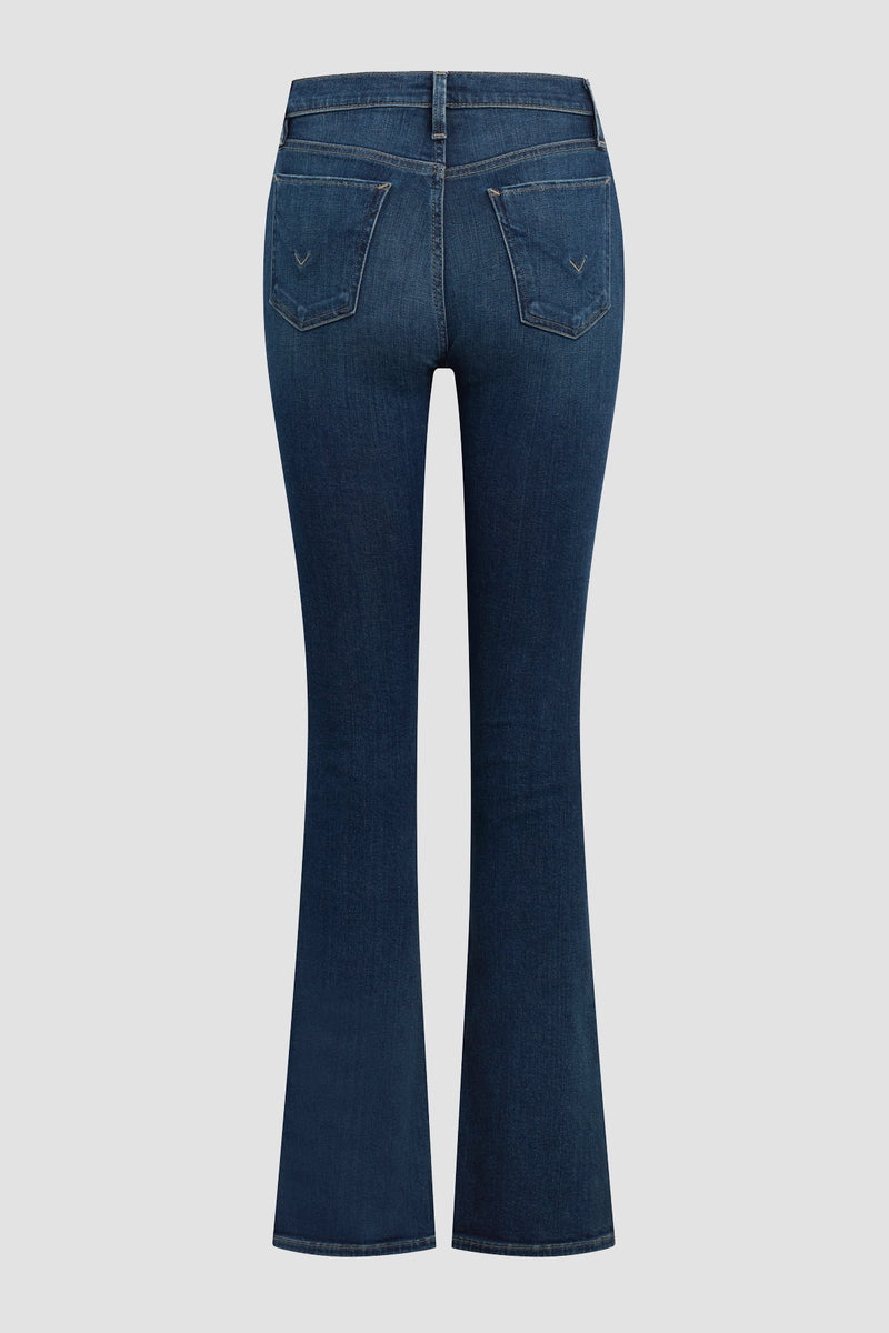 Barbara High-Rise Baby Bootcut Jean w/ Slit Hem