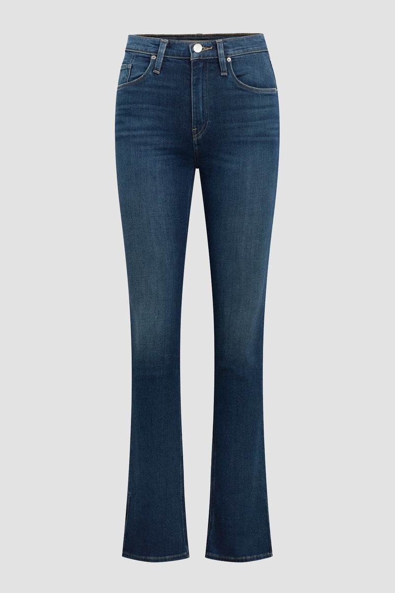 Barbara High-Rise Baby Bootcut Jean w/ Slit Hem