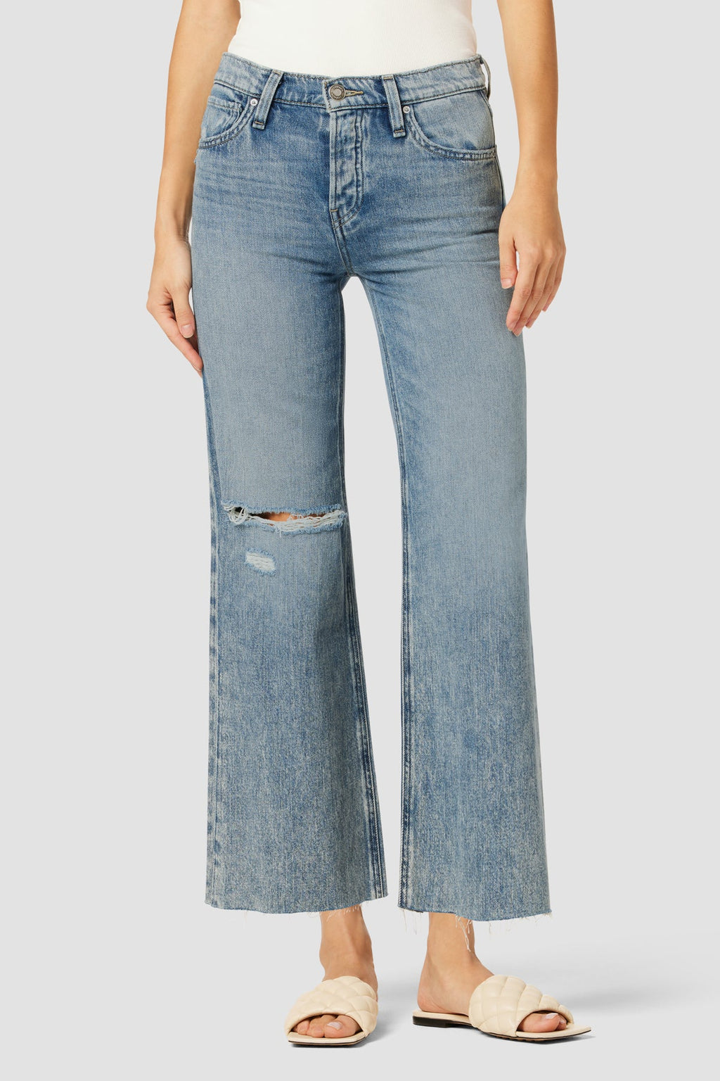 Rosie High-Rise Wide Leg Crop Jean