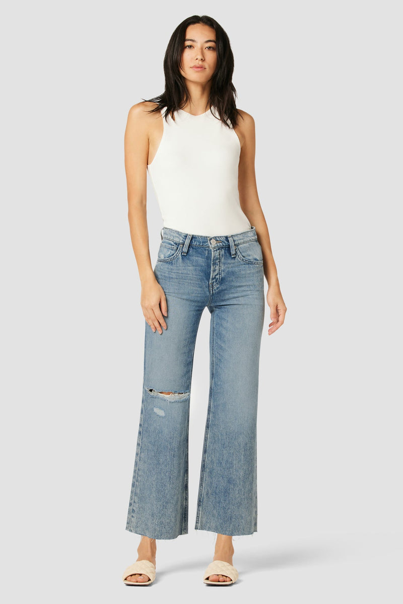 Rosie High-Rise Wide Leg Crop Jean