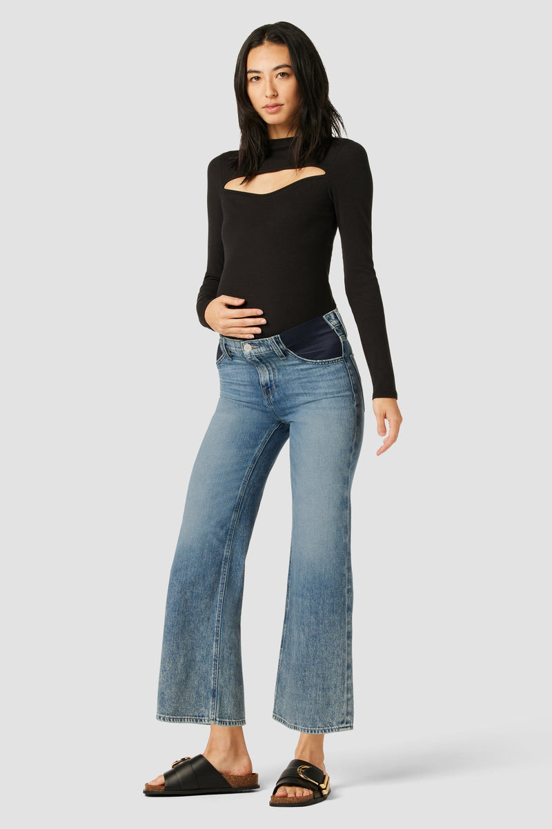 Rosie Maternity Wide Leg Ankle Jean