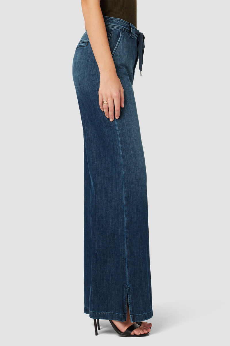 Drawstring Wide Leg Trouser