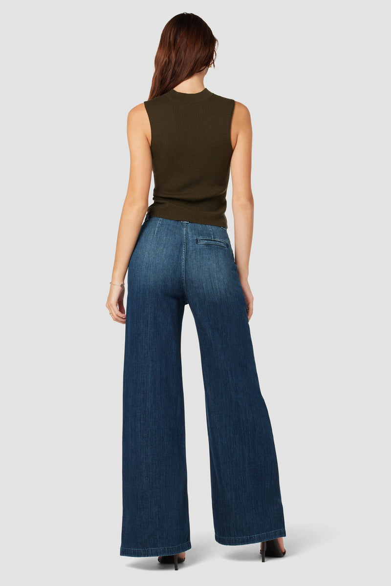 Drawstring Wide Leg Trouser