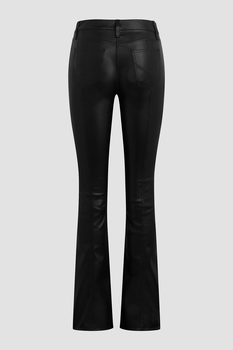 Barbara High-Rise Bootcut Petite Jean w/ Slit Hem