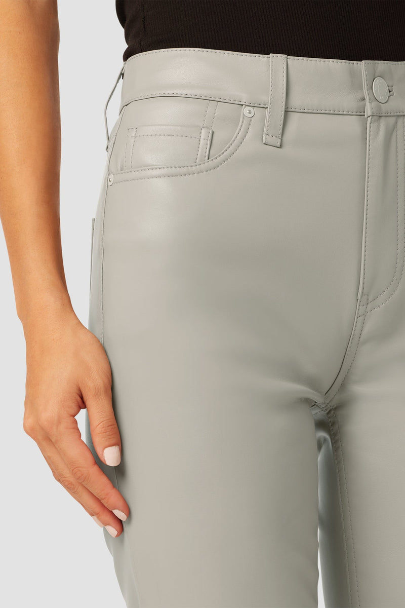 Remi High-Rise Vegan Leather Straight Pant