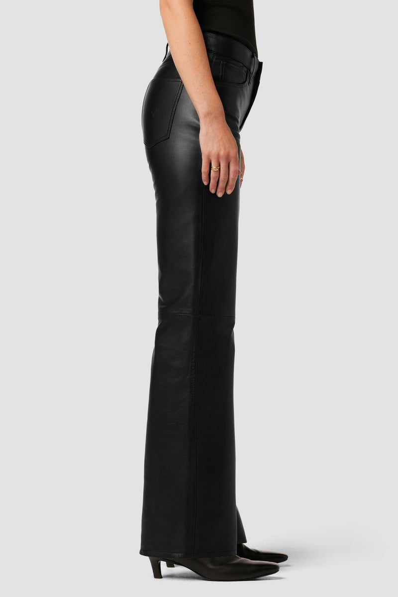 Rosie High-Rise Wide Leg Leather Pant