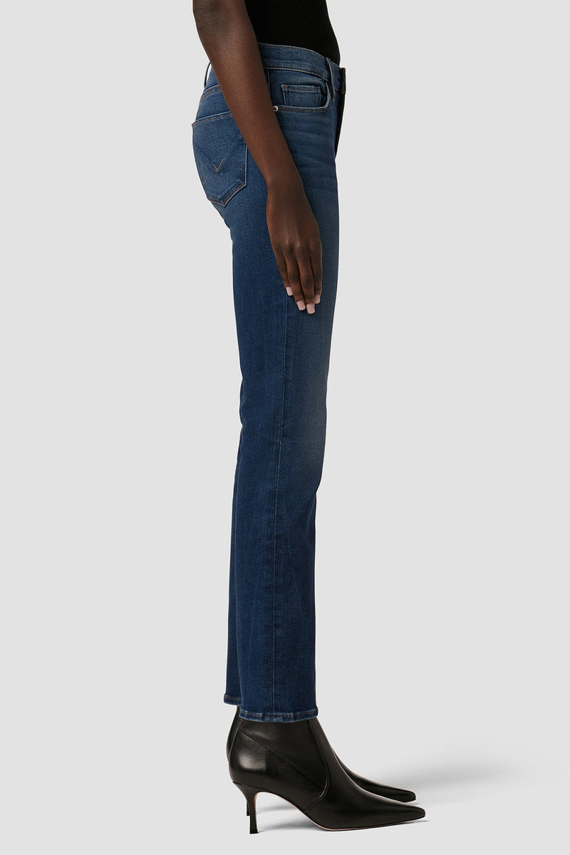 Nico Mid-Rise Straight Jean w/ Slit Hem