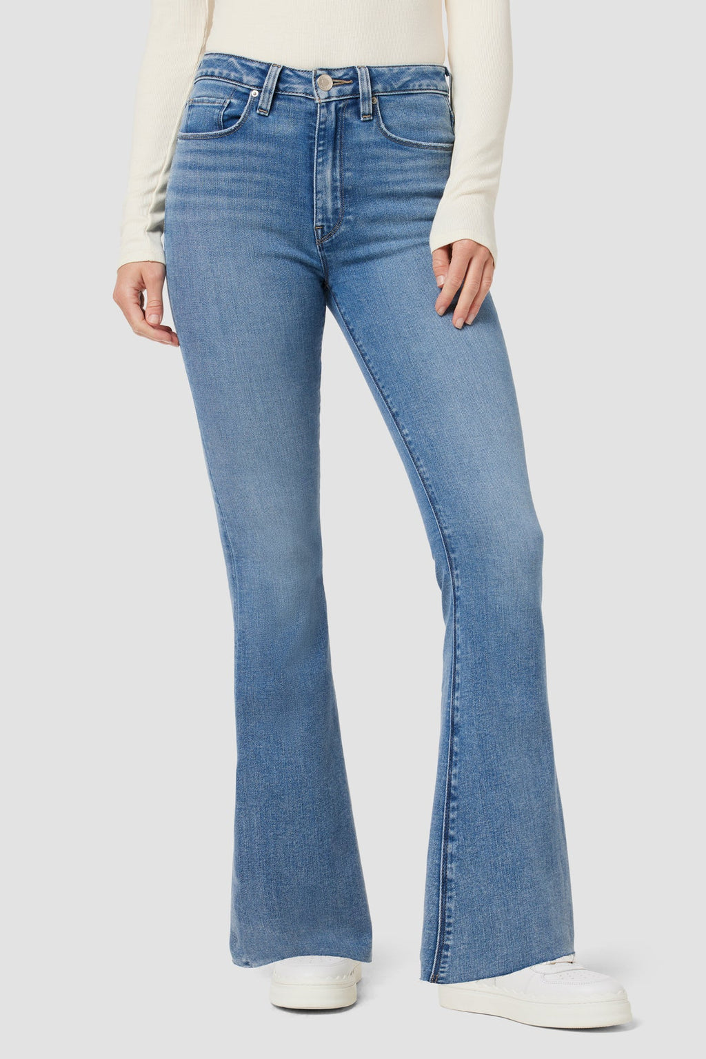 Holly High-Rise Flare Barefoot Jean