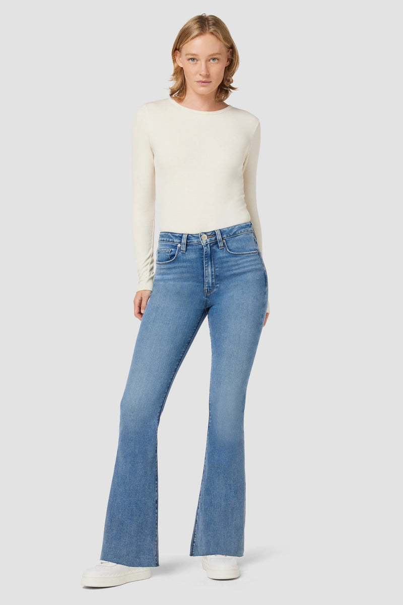 Holly High-Rise Flare Barefoot Jean