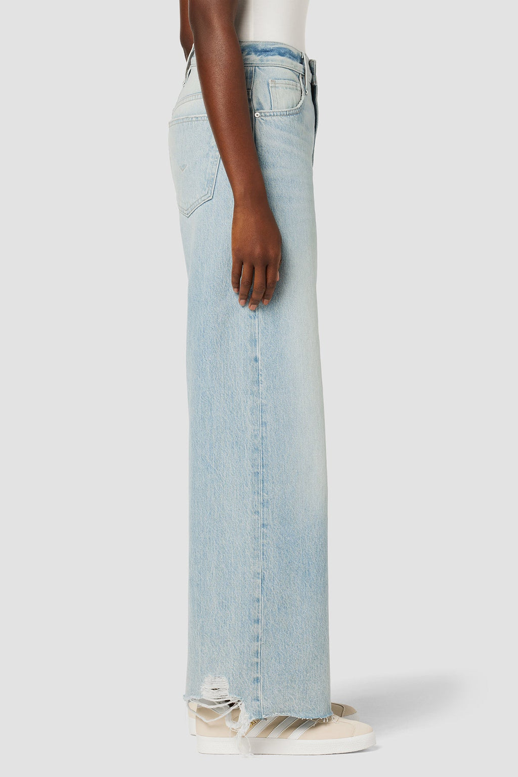 James High-Rise Wide Leg Barefoot Jean