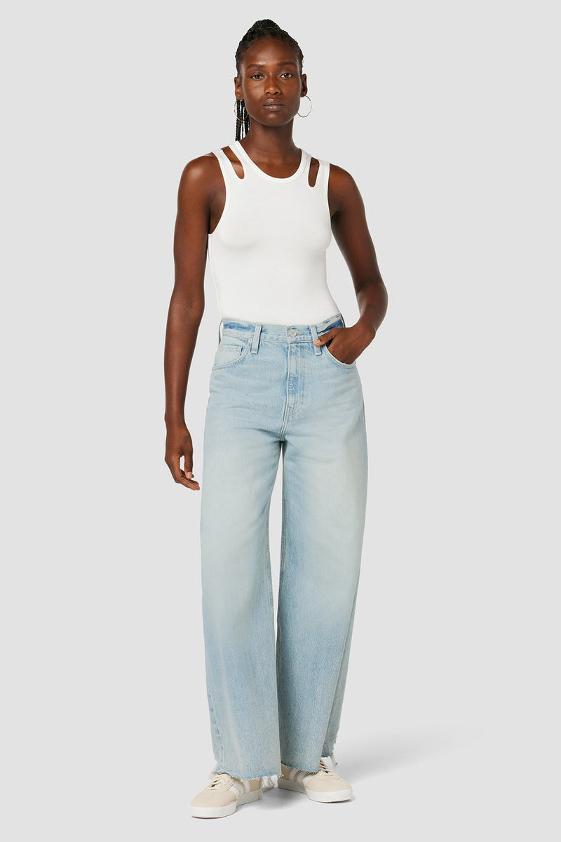 James High-Rise Wide Leg Barefoot Jean