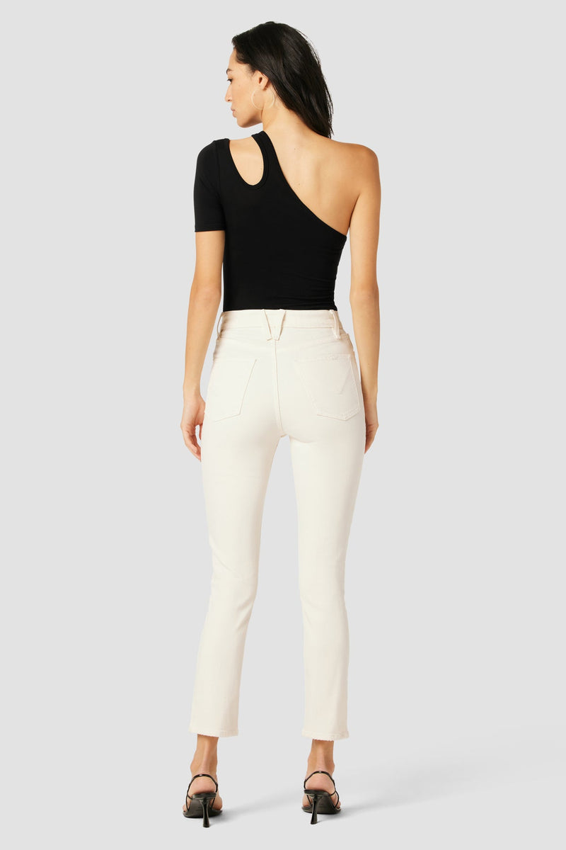 Short Sleeve Asymmetrical Bodysuit