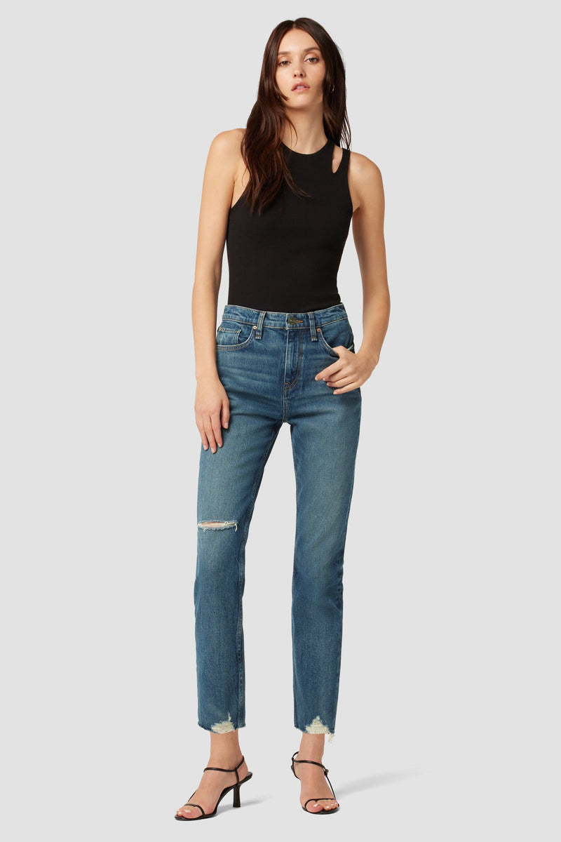 Holly High-Rise Straight Crop Jean