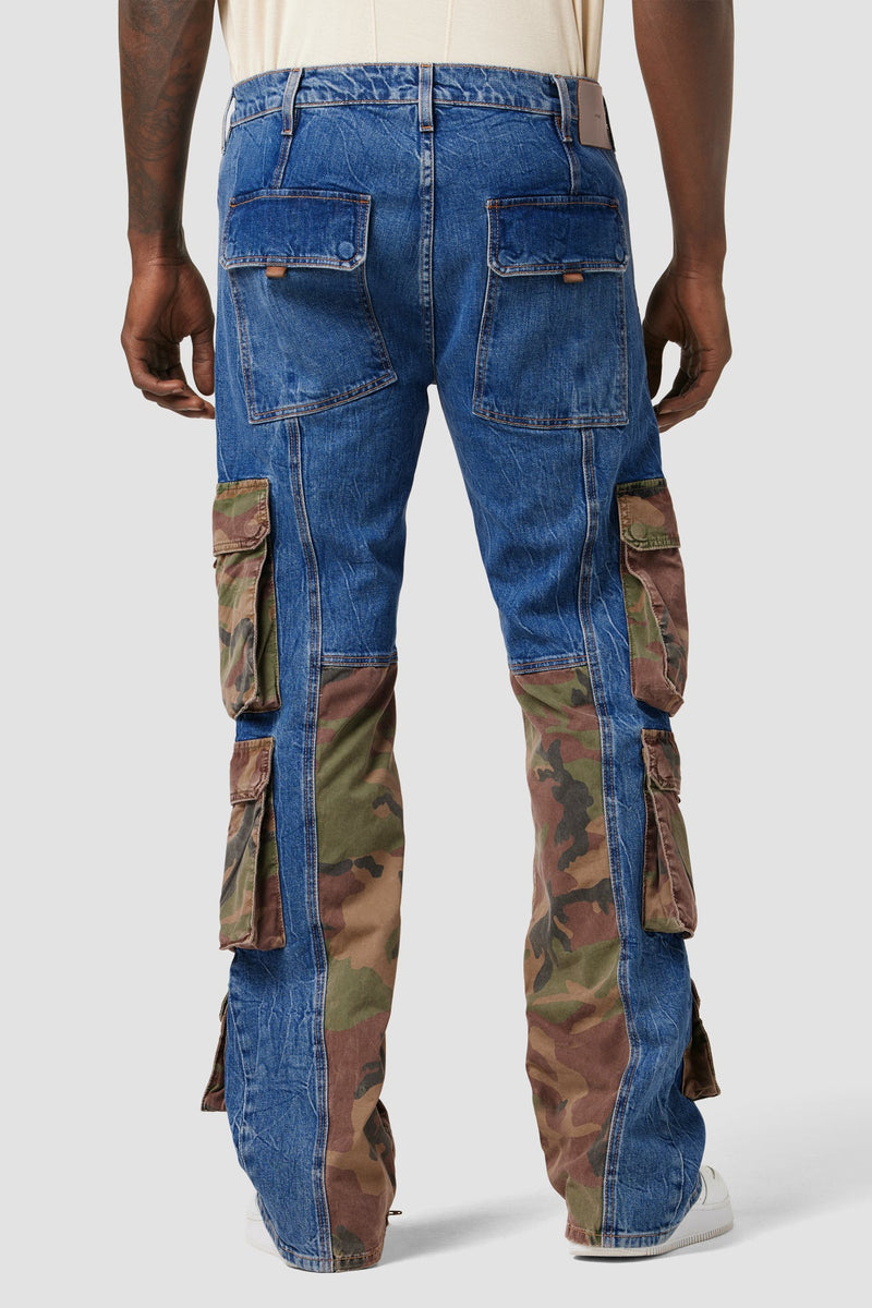 Hudson x Zoe Costello Trooper Cargo Kick Flare Jean