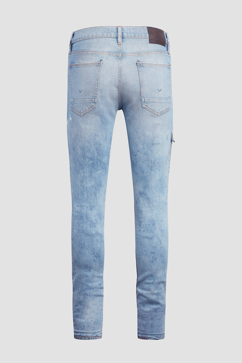 Zack Side Zip Skinny Jean