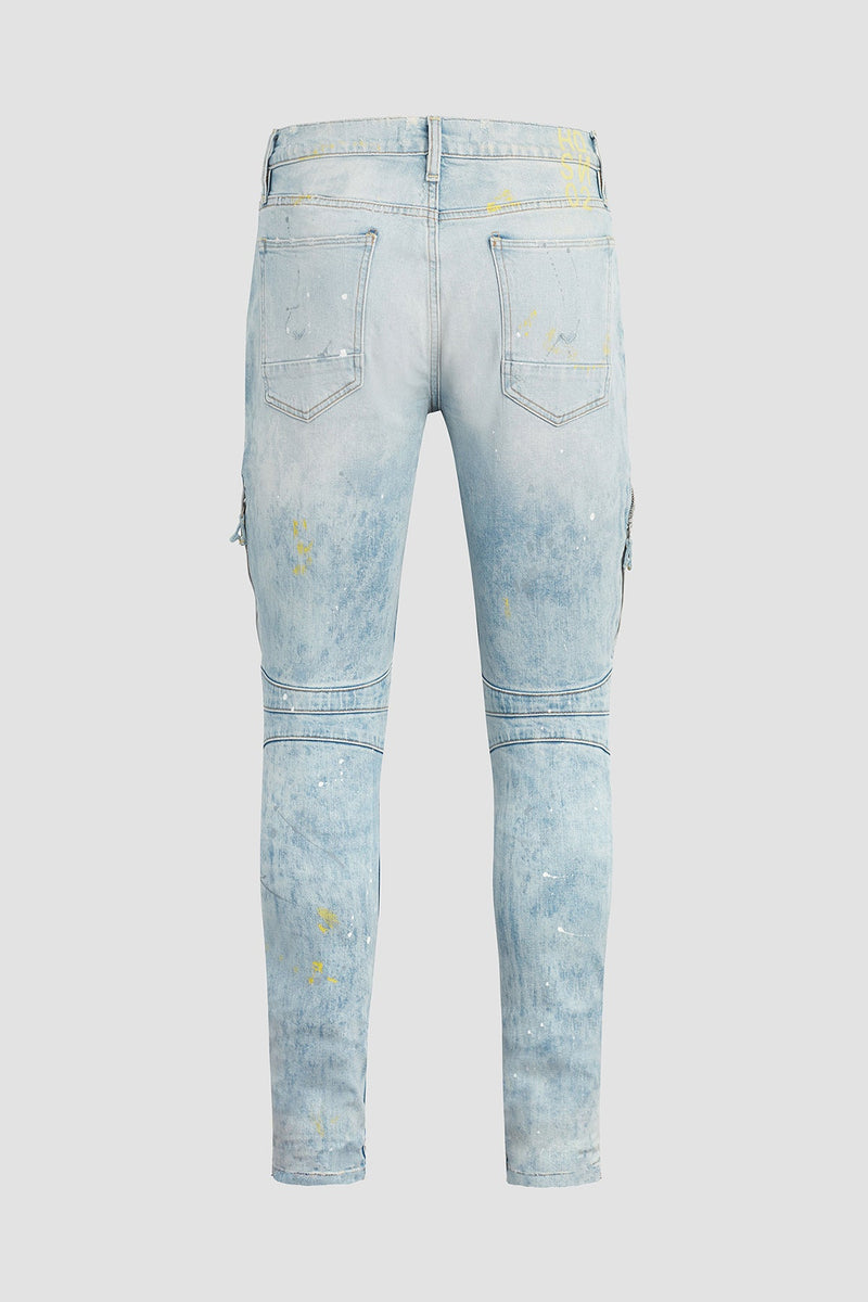 Zack Biker Skinny Jean