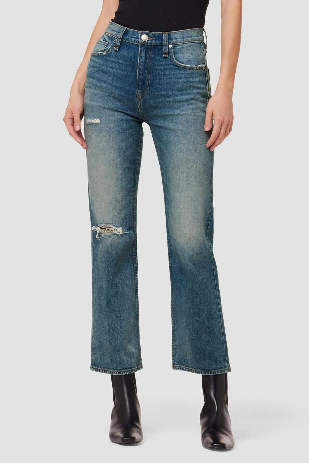 Remi High-Rise Straight Ankle Jean