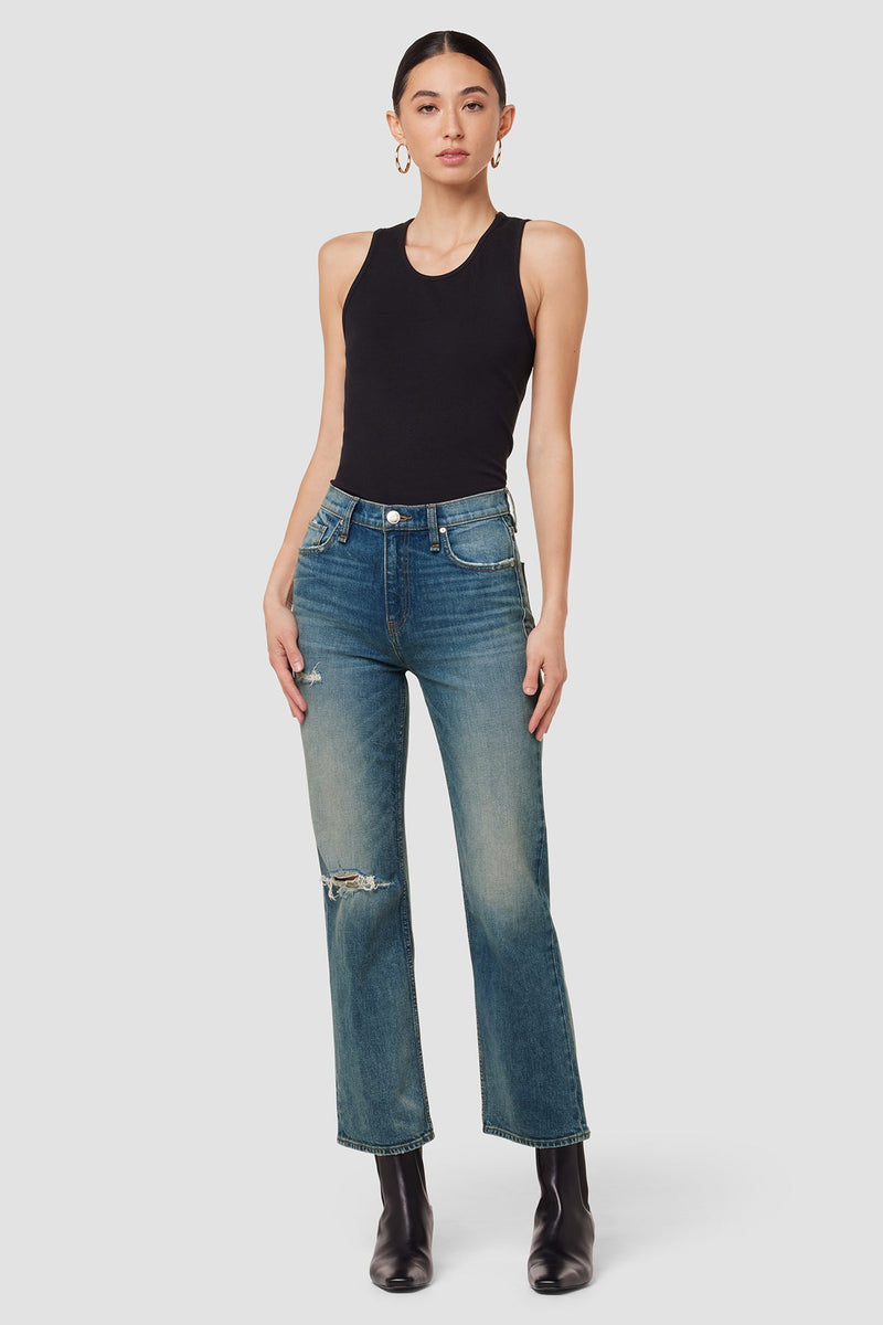 Remi High-Rise Straight Ankle Jean