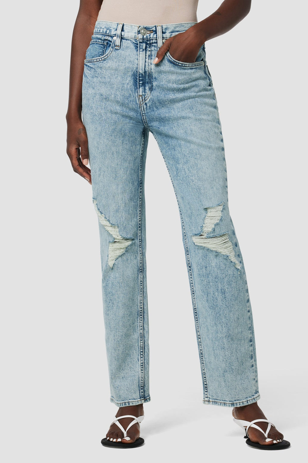 Jade High-Rise Straight Loose Fit Jean