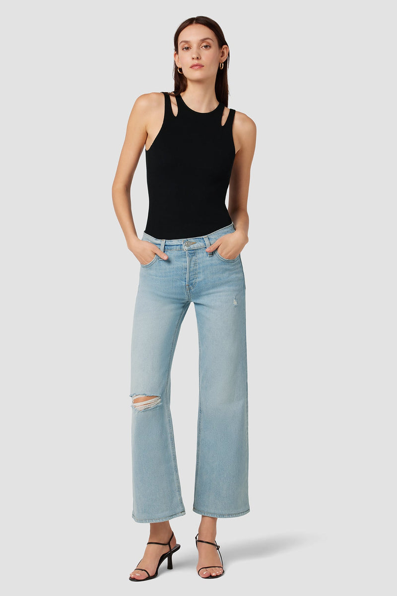 Rosie High-Rise Wide Leg Ankle Jean