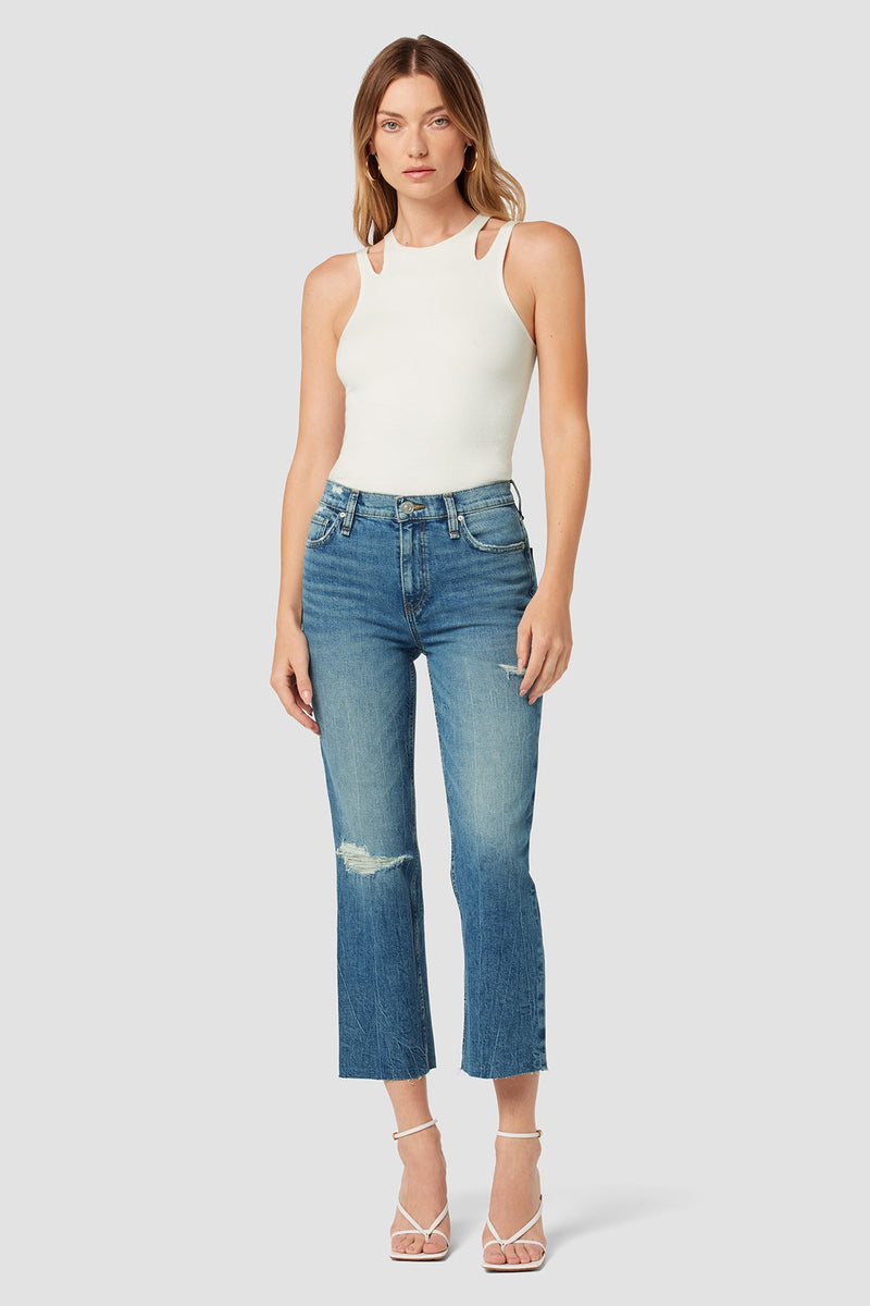 Remi High-Rise Straight Crop Jean