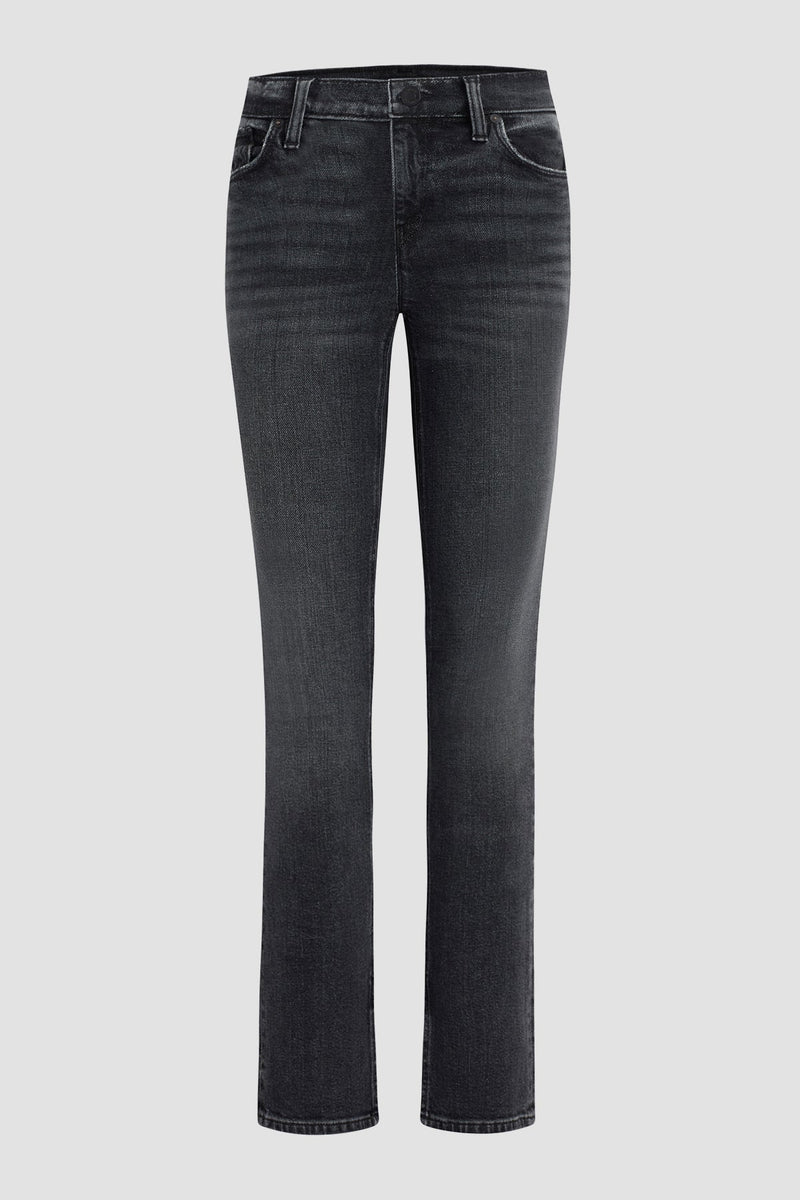 Nico Mid-Rise Straight Jean w/ Slit Hem