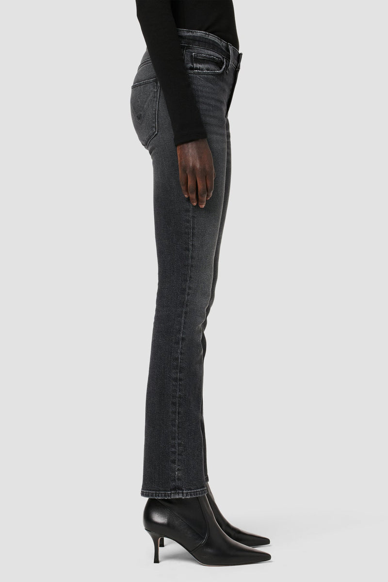 Nico Mid-Rise Straight Jean w/ Slit Hem