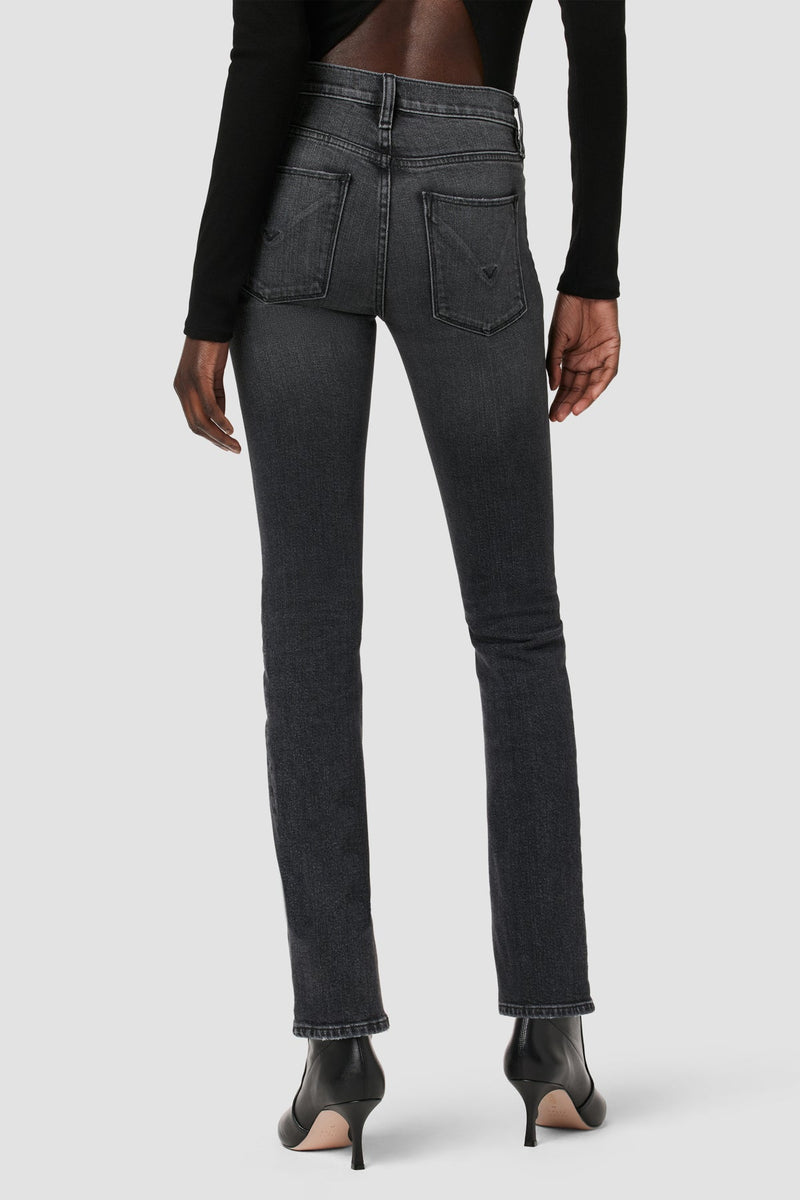 Nico Mid-Rise Straight Jean w/ Slit Hem