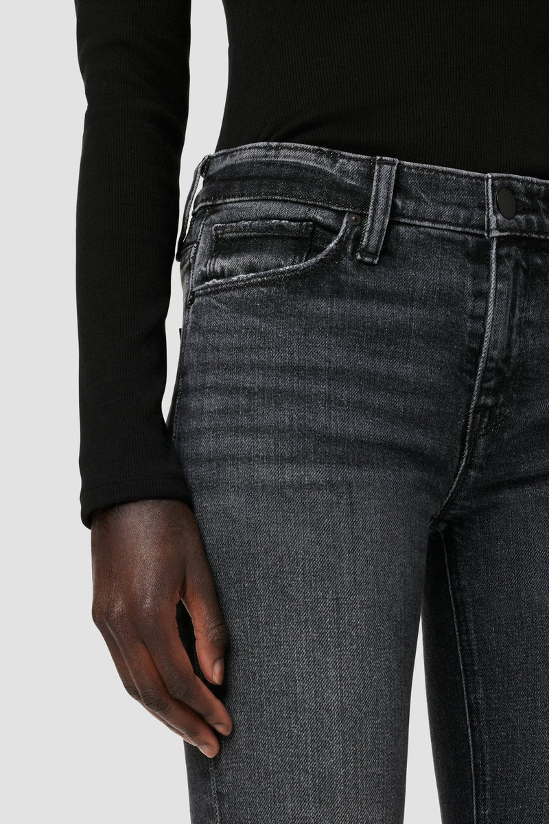 Nico Mid-Rise Straight Jean w/ Slit Hem