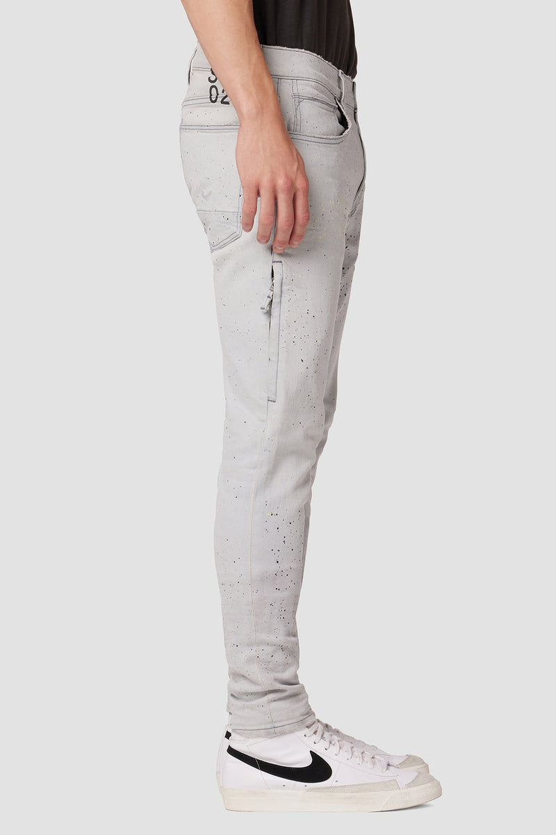 Zack Side Zip Skinny Jean