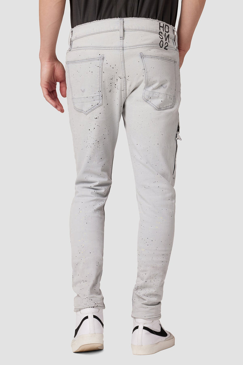 Zack Side Zip Skinny Jean