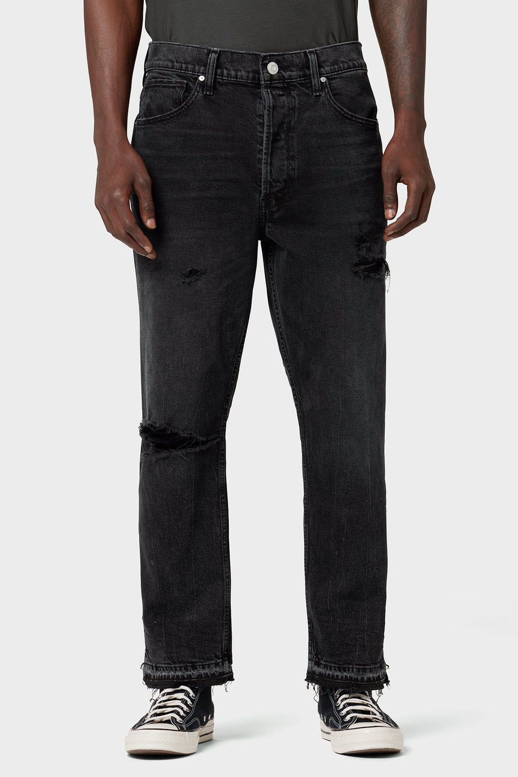 Hudson x Brandon Williams Jackson Straight Leg Crop Jean