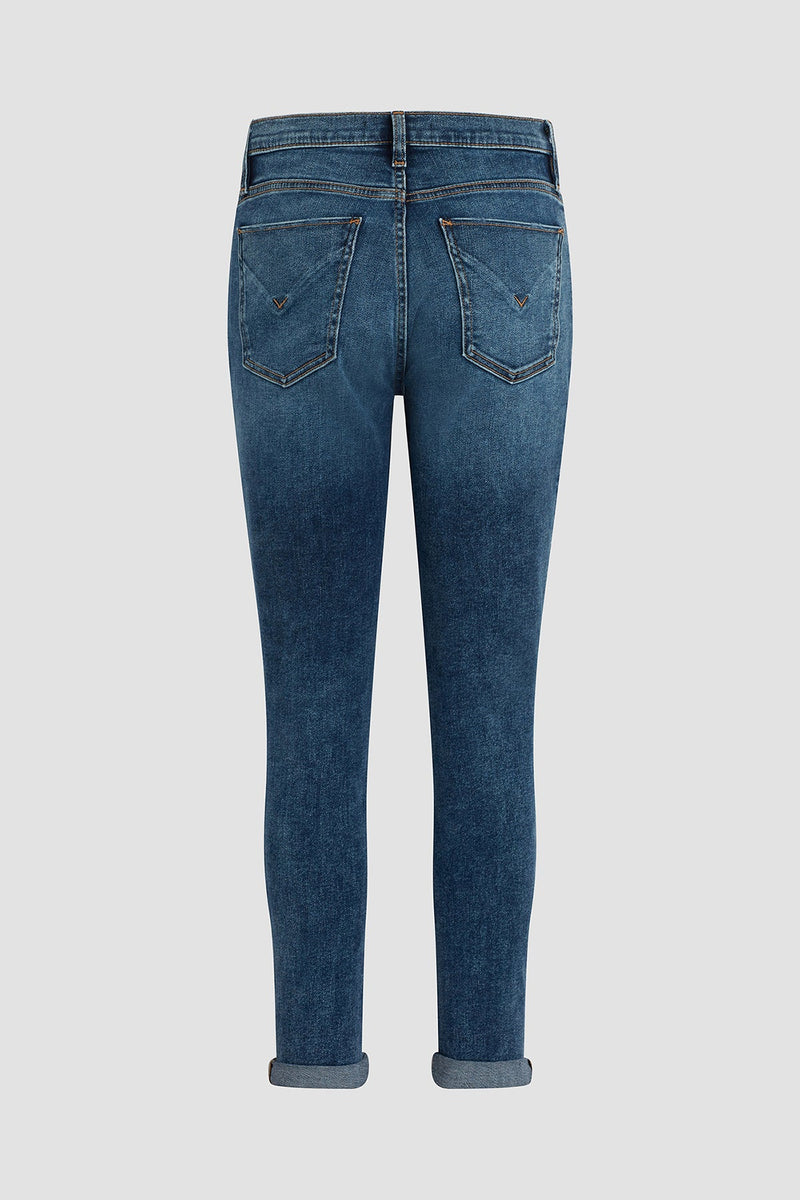 Lana Mid-Rise Slim Boyfriend Crop Jean