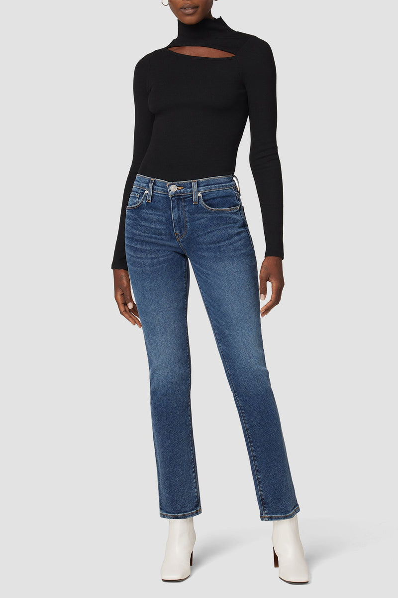 Nico Mid-Rise Straight Ankle Jean