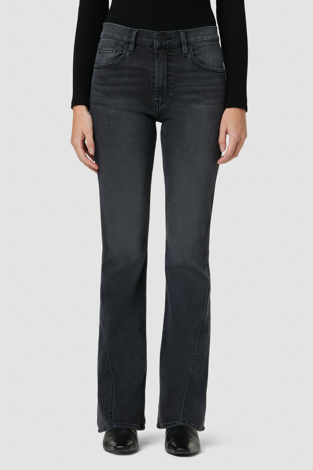 Barbara High-Rise Baby Bootcut Forward Seam Jean