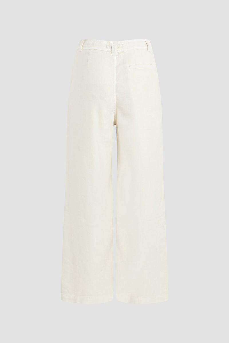 Drawstring Wide Leg Crop Trouser