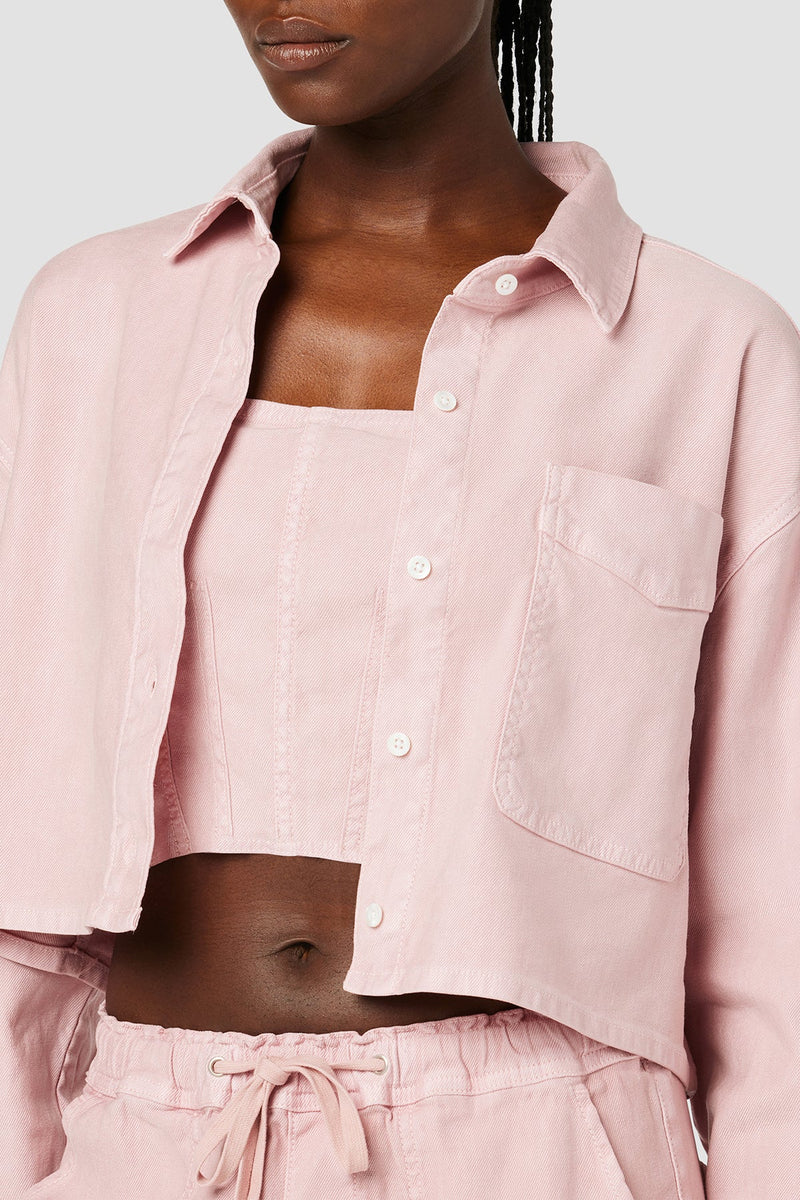 Oversized Cropped Shirt