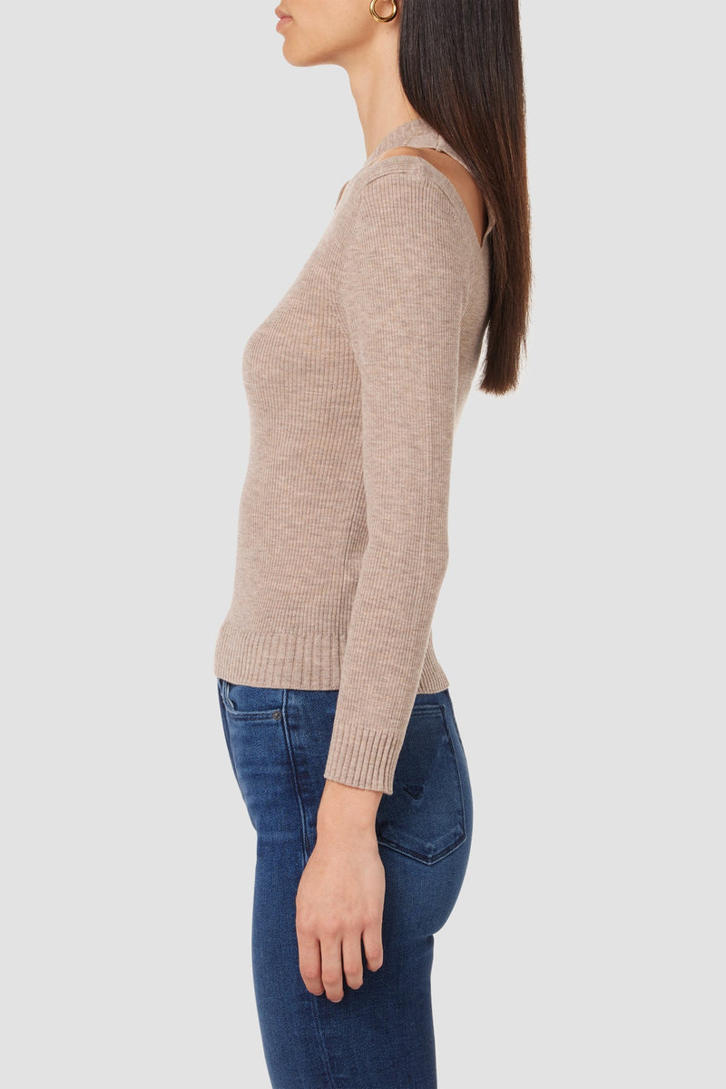 Cut Out Long Sleeve Sweater