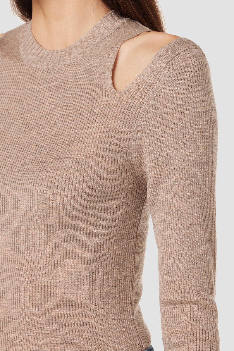 Cut Out Long Sleeve Sweater