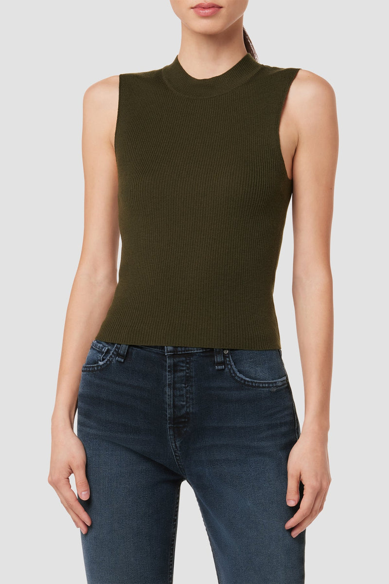 Mock Neck Sweater Tank