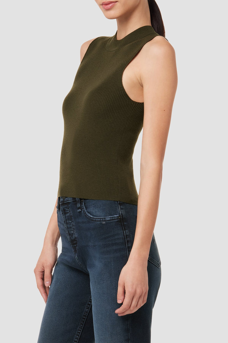 Mock Neck Sweater Tank