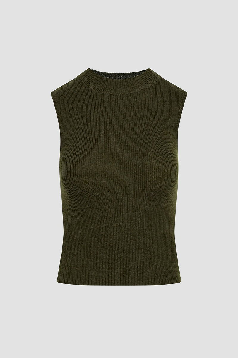 Mock Neck Sweater Tank