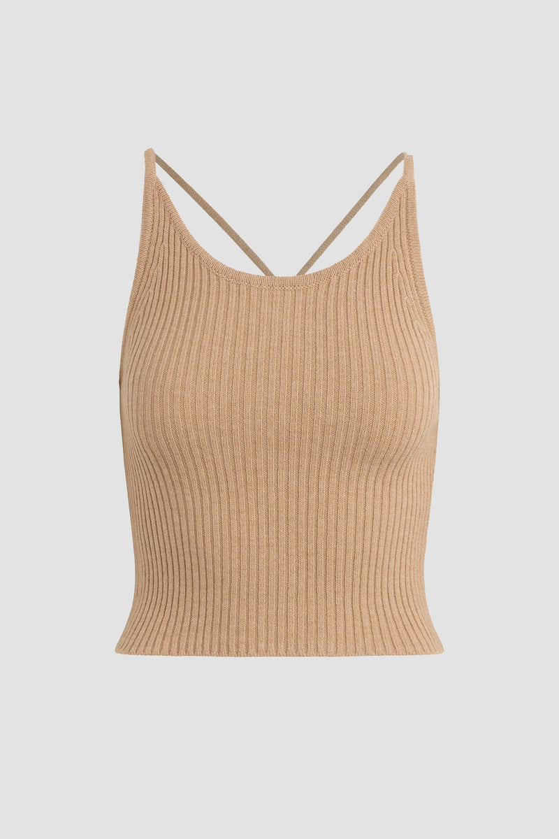 Knot Back Sweater Tank