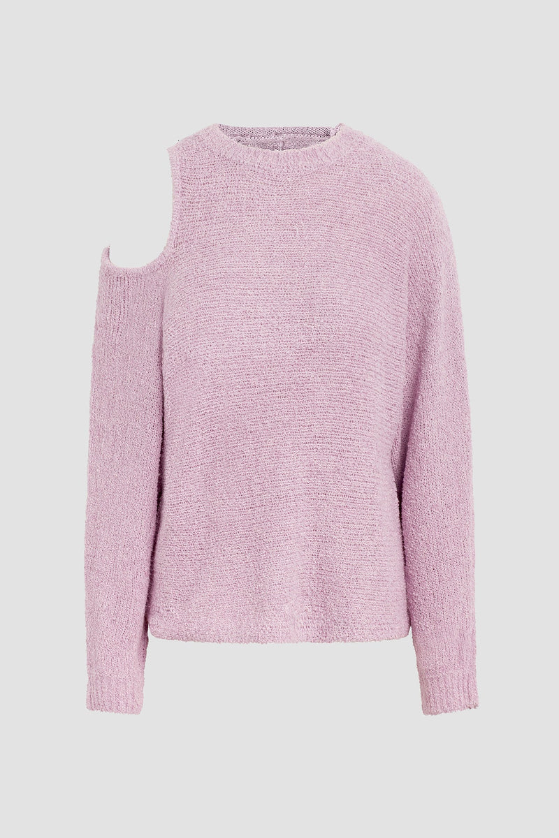 Crew Neck Cut Out Sweater