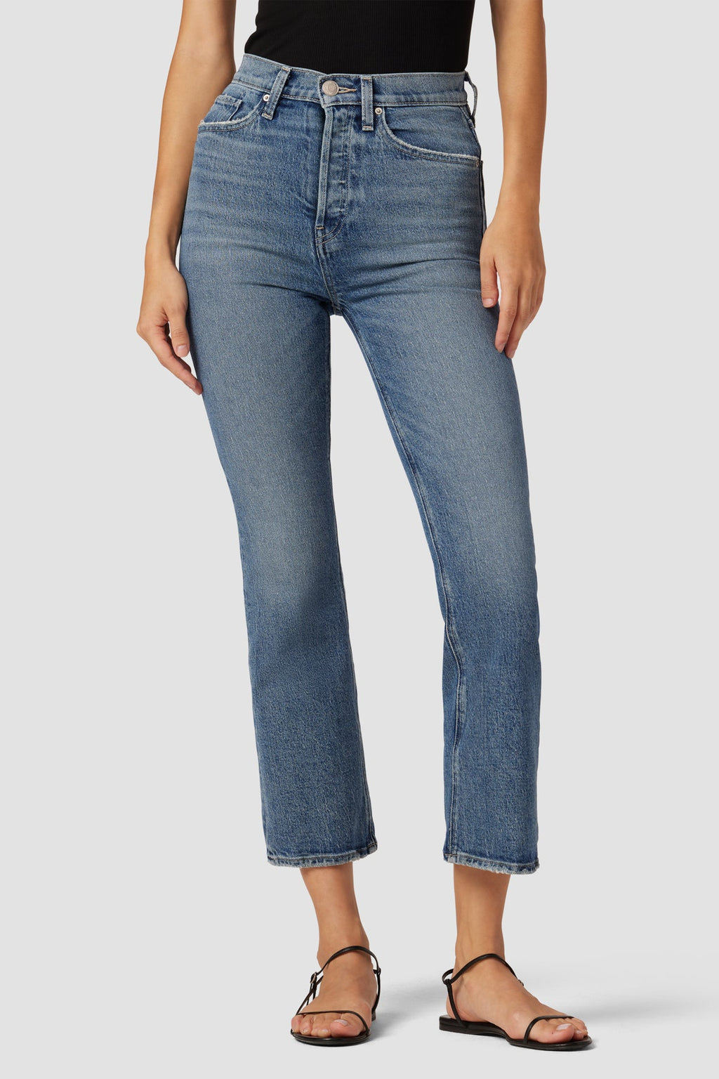 Faye Ultra High-Rise Bootcut Crop Jean