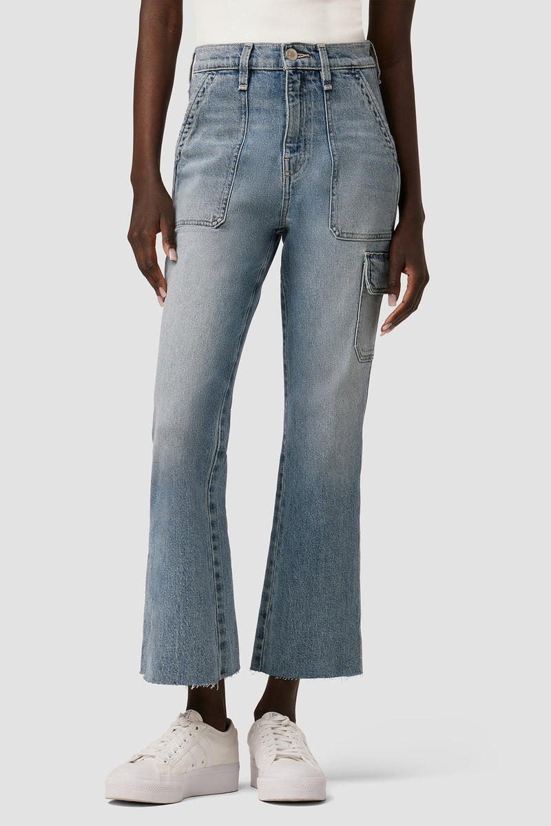 Utility Faye Ultra High-Rise Bootcut Crop Jean