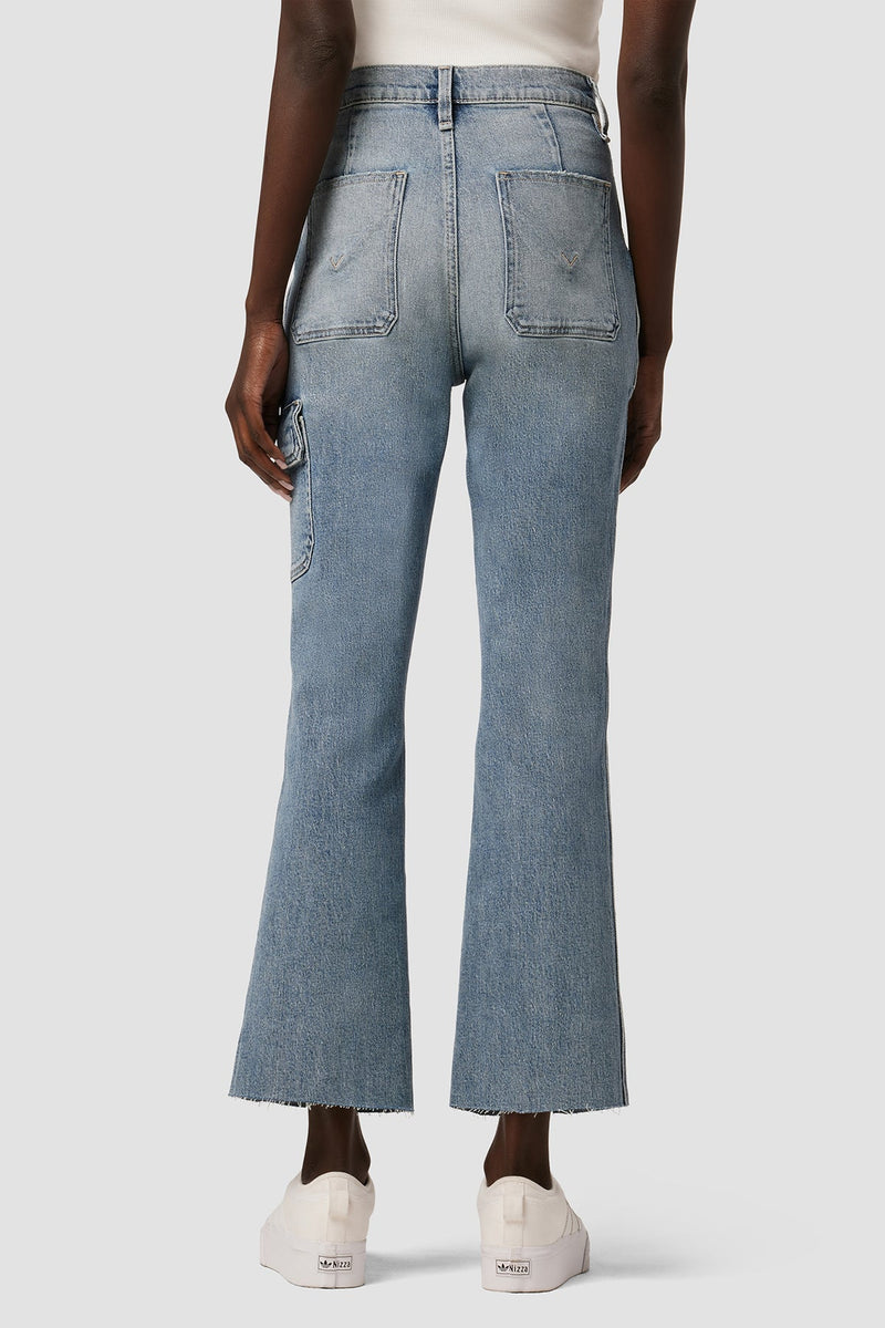 Utility Faye Ultra High-Rise Bootcut Crop Jean