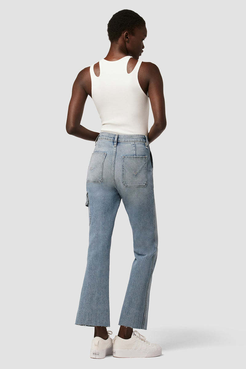 Utility Faye Ultra High-Rise Bootcut Crop Jean